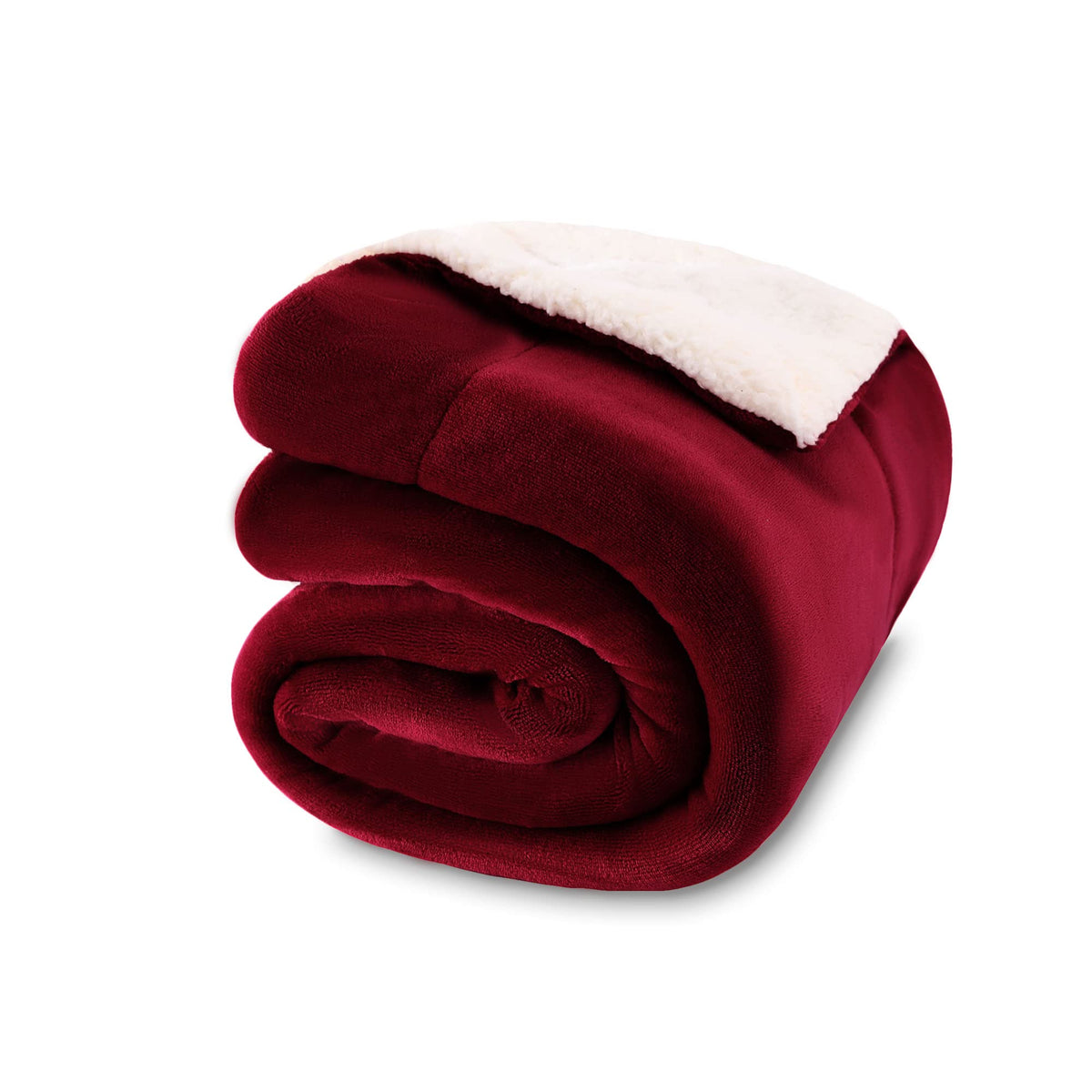 NANPIPER Warm Sherpa Blanket Queen Size for Bed, Soft Fleece for Winter, Fuzzy Plush Throw Gift for Women, Lavender 90x90 Inches