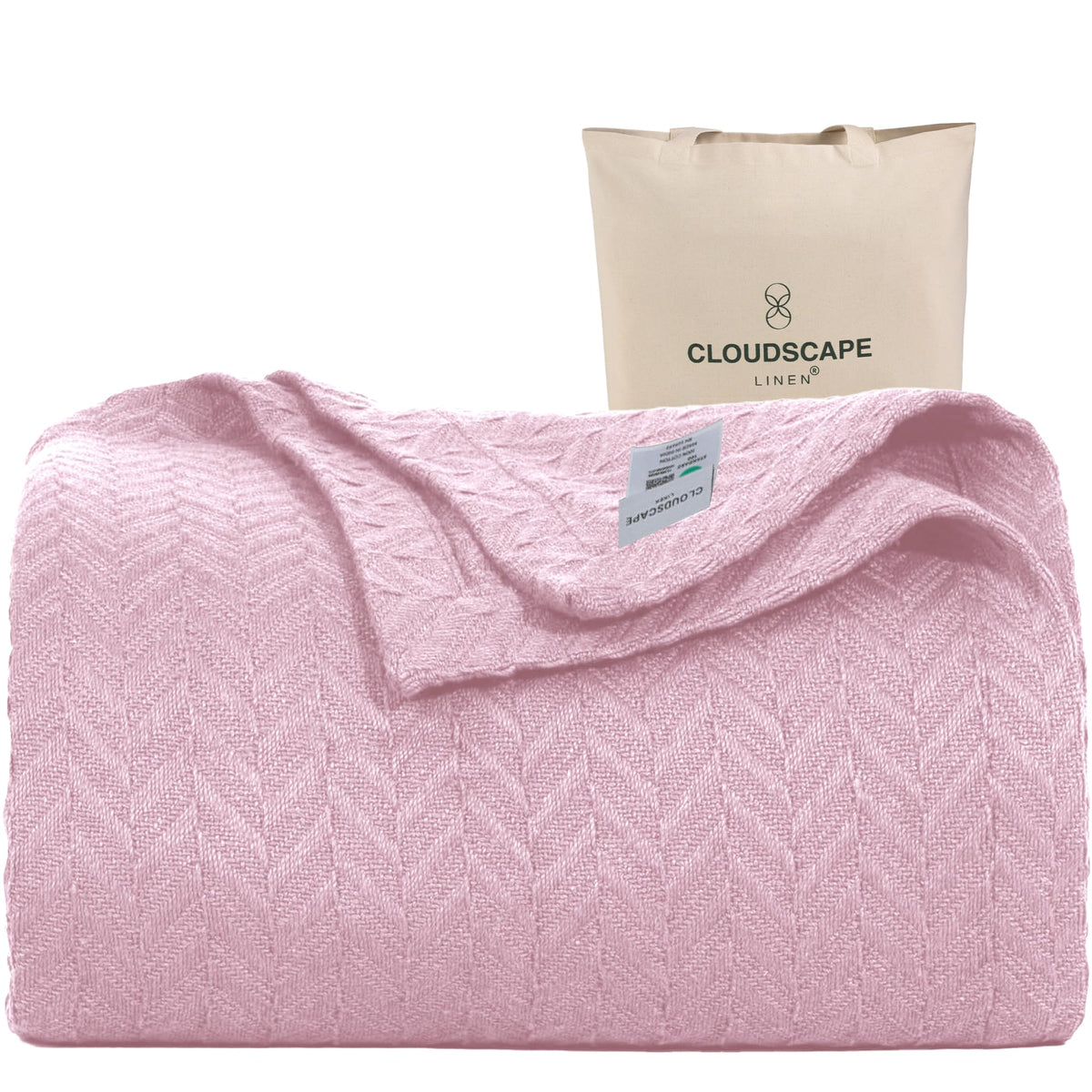 CSL Cotton Blanket King, Cooling Summer Blanket, Durable,108"x92",Dark Grey