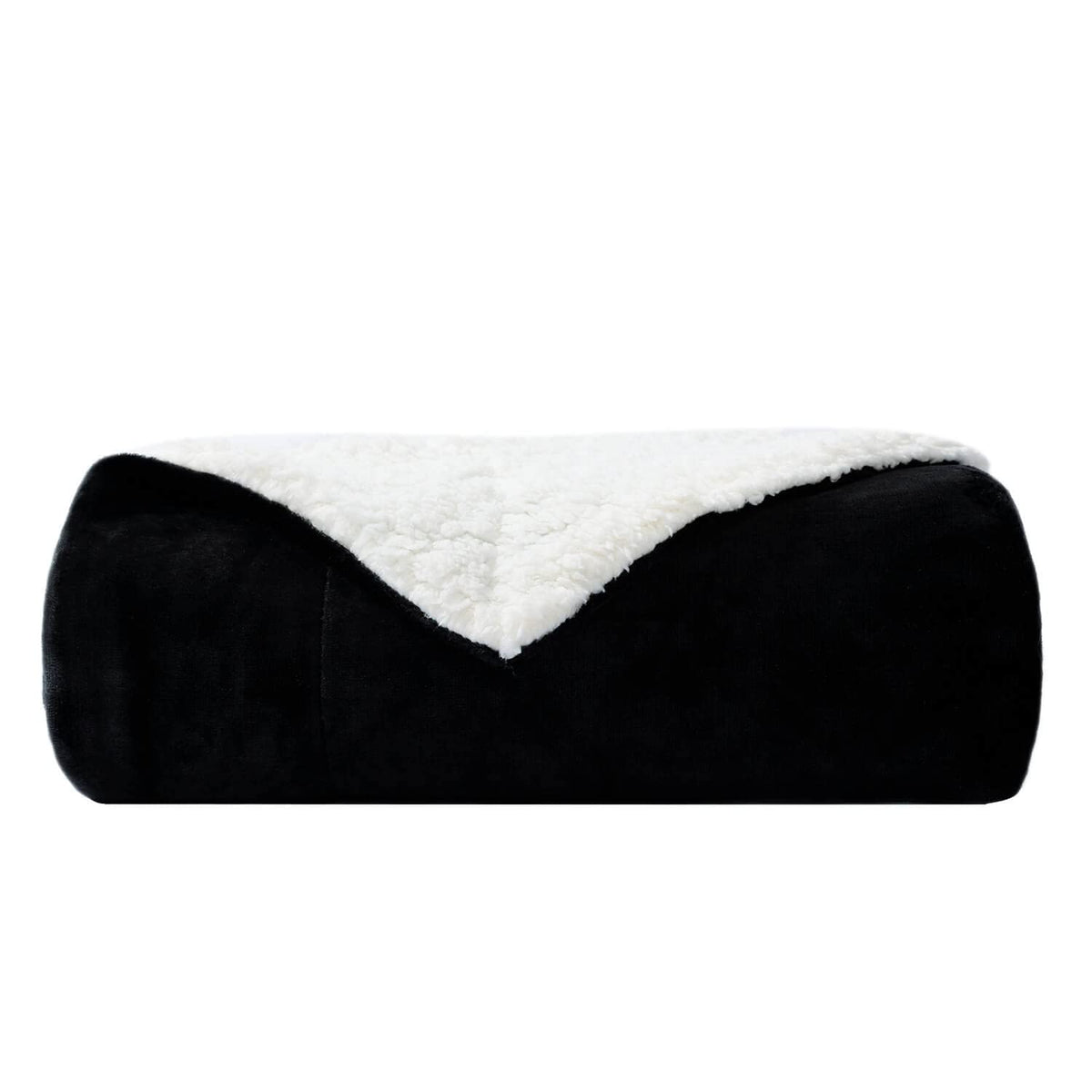 NANPIPER Warm Sherpa Blanket Queen Size for Bed, Soft Fleece for Winter, Fuzzy Plush Throw Gift for Women, Lavender 90x90 Inches