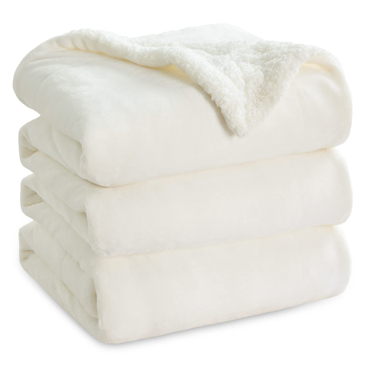 Bedsure GentleSoft Sherpa Fleece Throw Blanket for Couch, Non-Heated, Thick & Warm Cozy Comfort Blanket for Winter Fall, Soft Fuzzy Plush Throw Gifts for Women and Men, Grey, 50x60 Inches