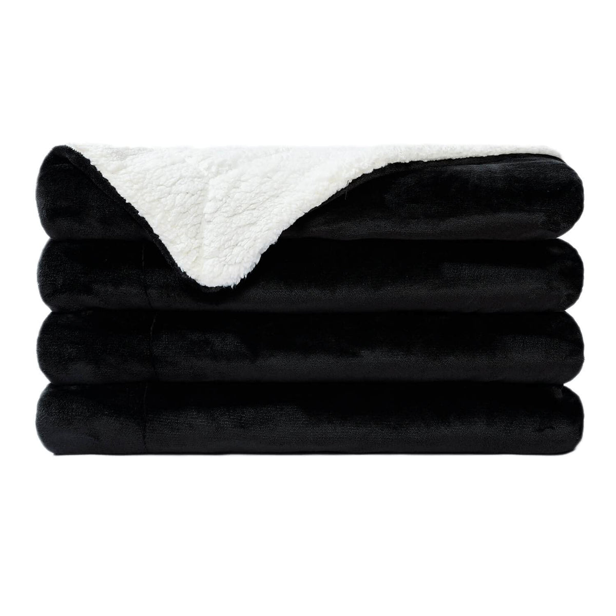 NANPIPER Warm Sherpa Blanket Queen Size for Bed, Soft Fleece for Winter, Fuzzy Plush Throw Gift for Women, Lavender 90x90 Inches