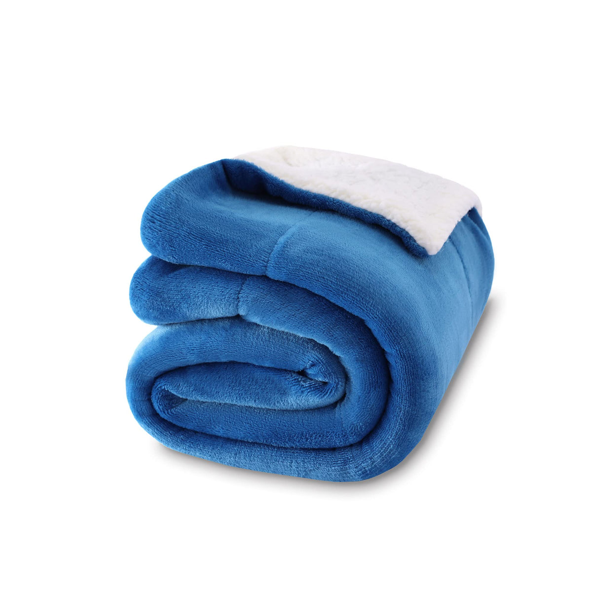 NANPIPER Warm Sherpa Blanket Queen Size for Bed, Soft Fleece for Winter, Fuzzy Plush Throw Gift for Women, Lavender 90x90 Inches