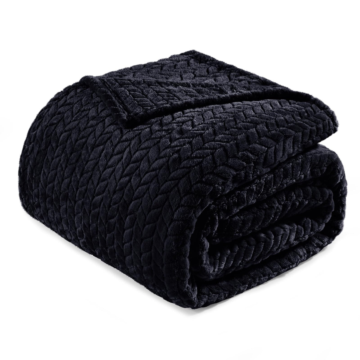 Exclusivo Mezcla Fleece Pink Throw Blanket for Couch Sofa Bed, 50”x70”