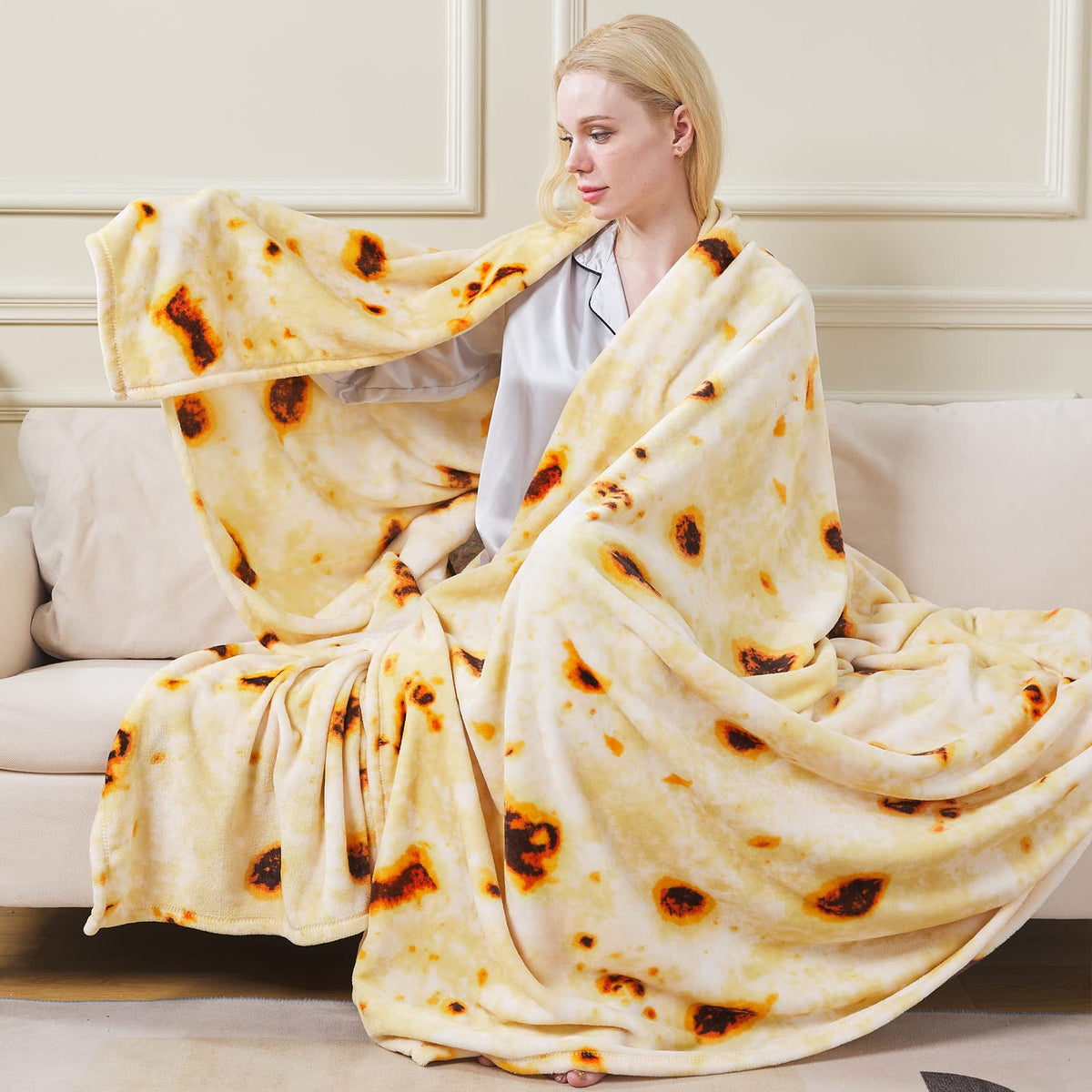 Fleece Blanket Queen Size for All Season 350GSM - Premium Lightweight Anti-Static Throw for Queen/Full Size Bed Extra Soft Brush Fabric Warm Sofa Thermal Blanket 90" x 90"(Dark Gray Queen)