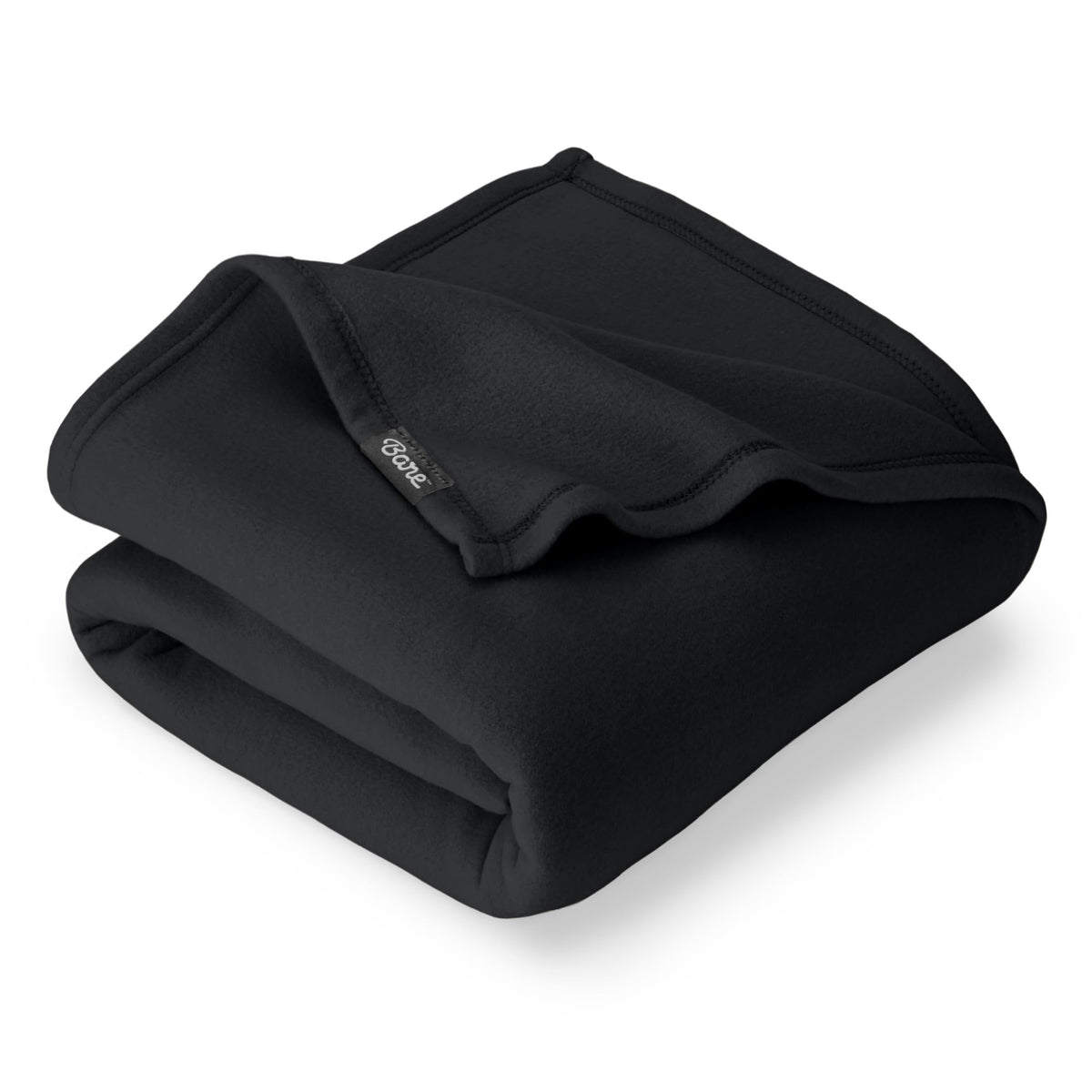 Bare Home Polar Fleece Blanket (Twin/Twin XL, Black)