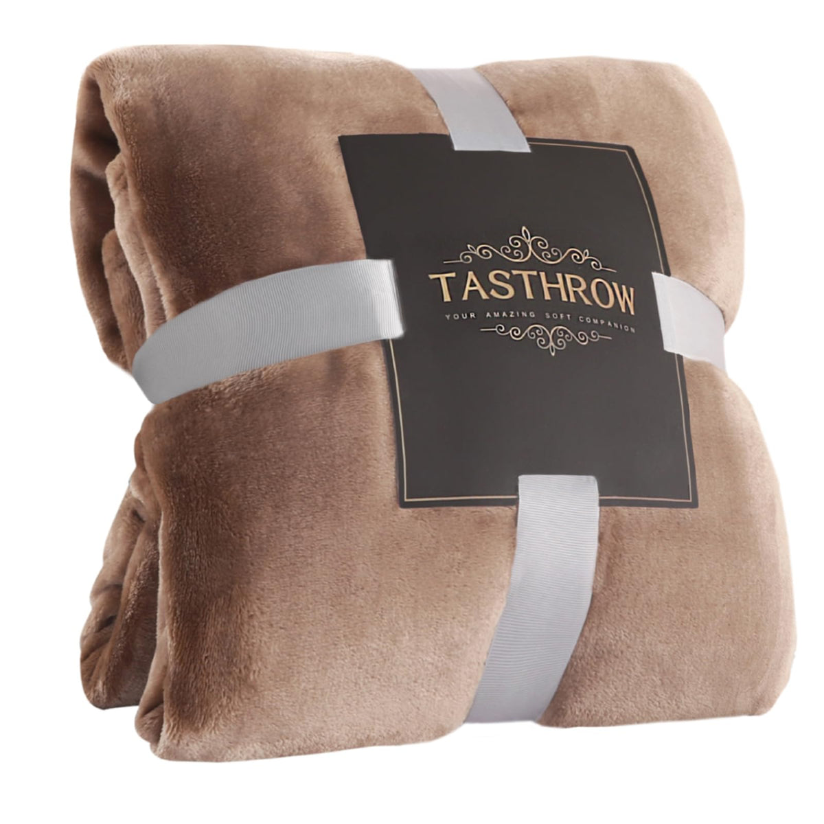 TASTHROW Large Flannel Fleece Throw Blanket, 50×70 Inch