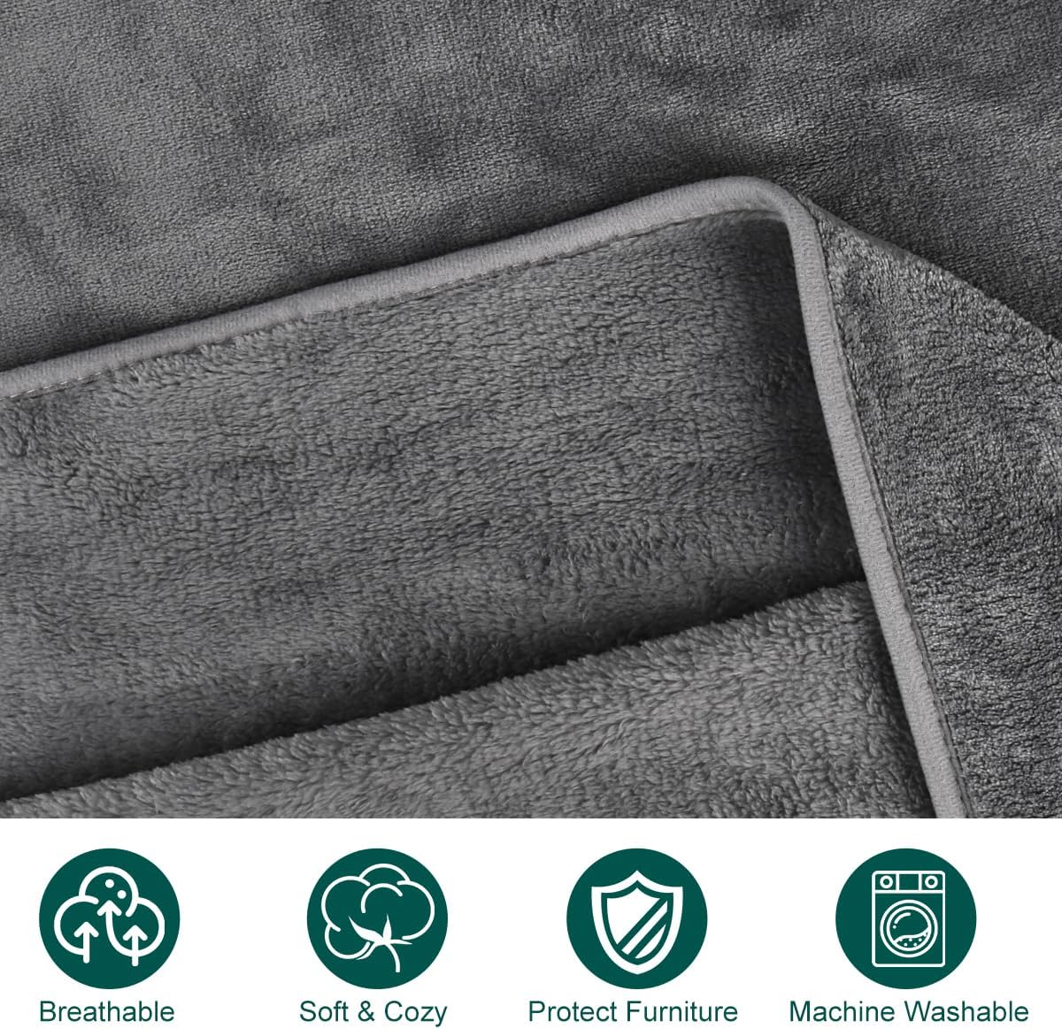 Onarway Dog Blanket Washable for Puppy: 4 Packs Dog Blankets 40”x28”