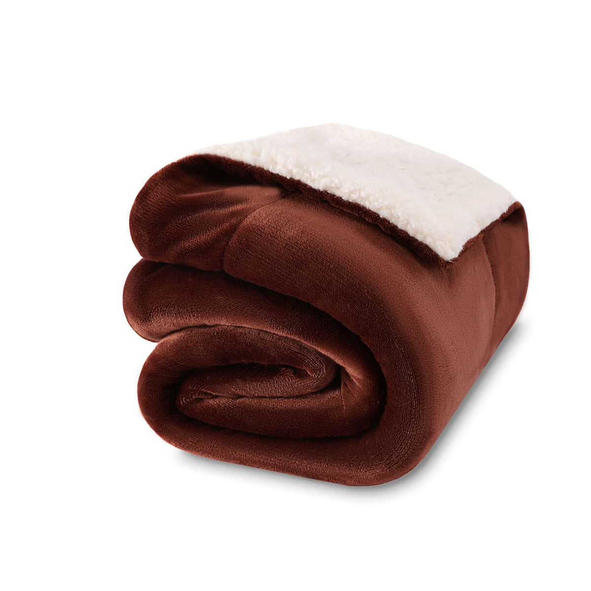 NANPIPER Warm Sherpa Blanket Queen Size for Bed, Soft Fleece for Winter, Fuzzy Plush Throw Gift for Women, Lavender 90x90 Inches