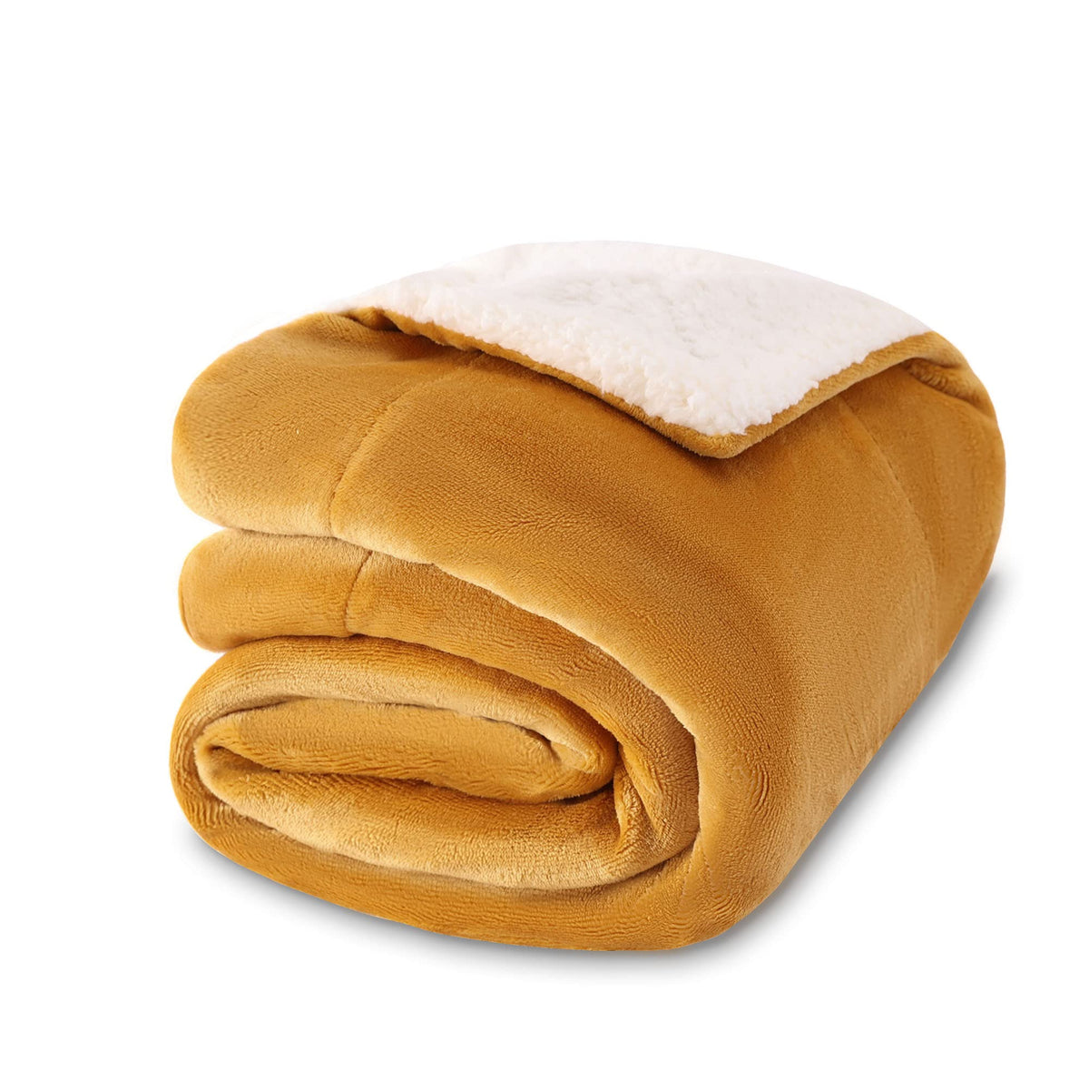 NANPIPER Warm Sherpa Blanket Queen Size for Bed, Soft Fleece for Winter, Fuzzy Plush Throw Gift for Women, Lavender 90x90 Inches