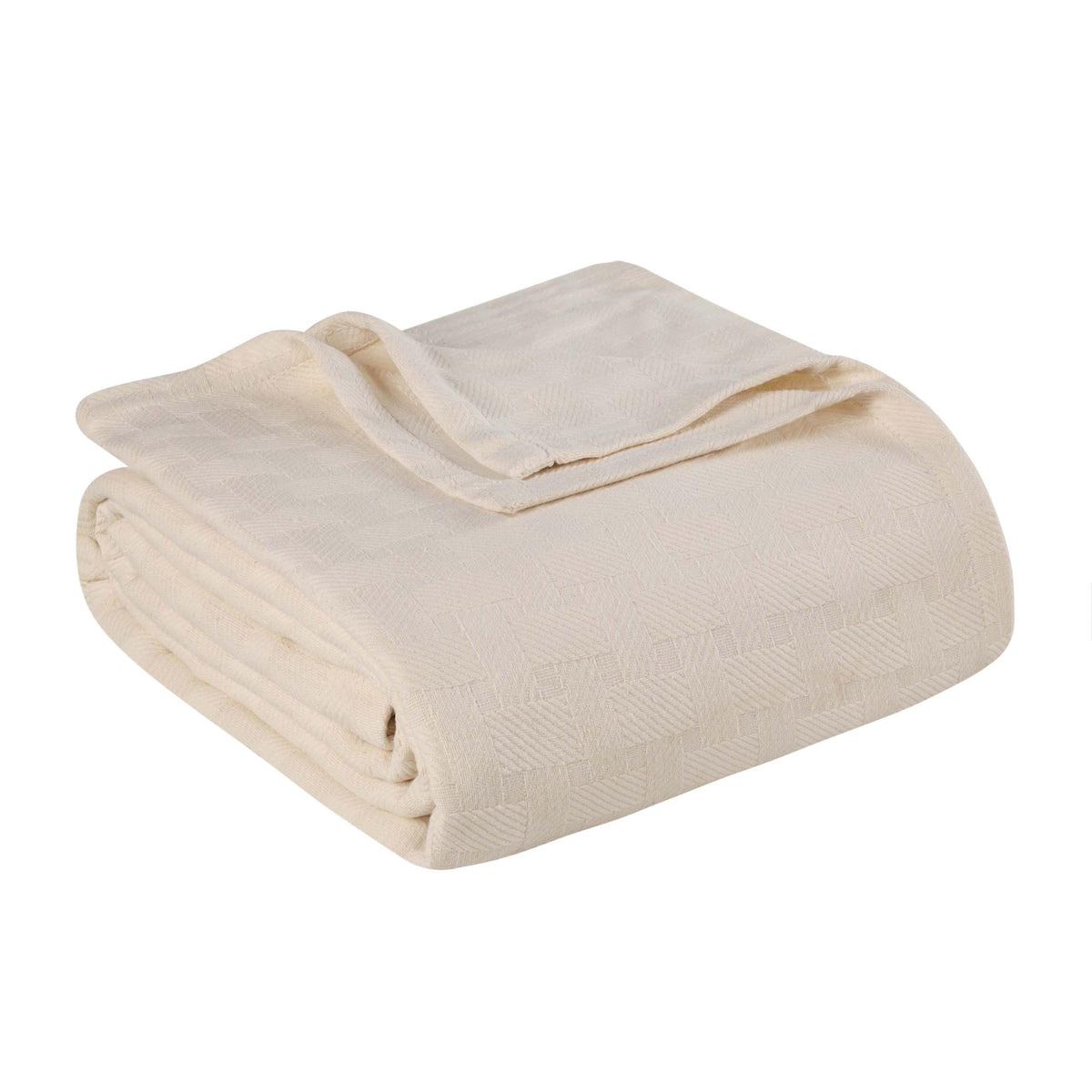 SUPERIOR Cotton Blanket Breathable All Season Comfy Bedding, King, Taupe