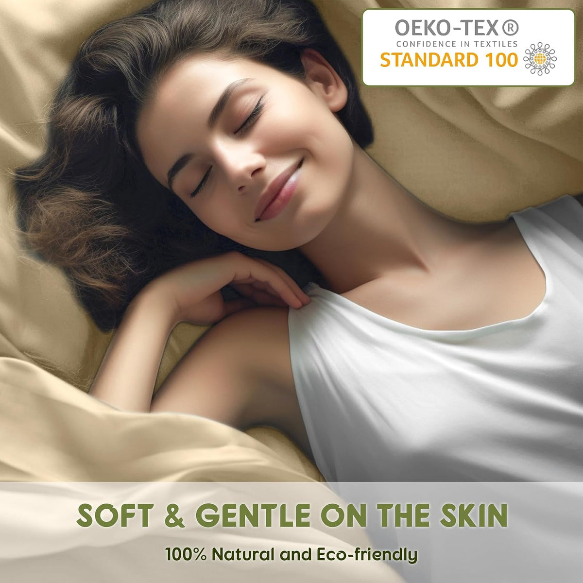 SONORO KATE 100% Egyptian Cotton Sheets King Size,600 Thread Count