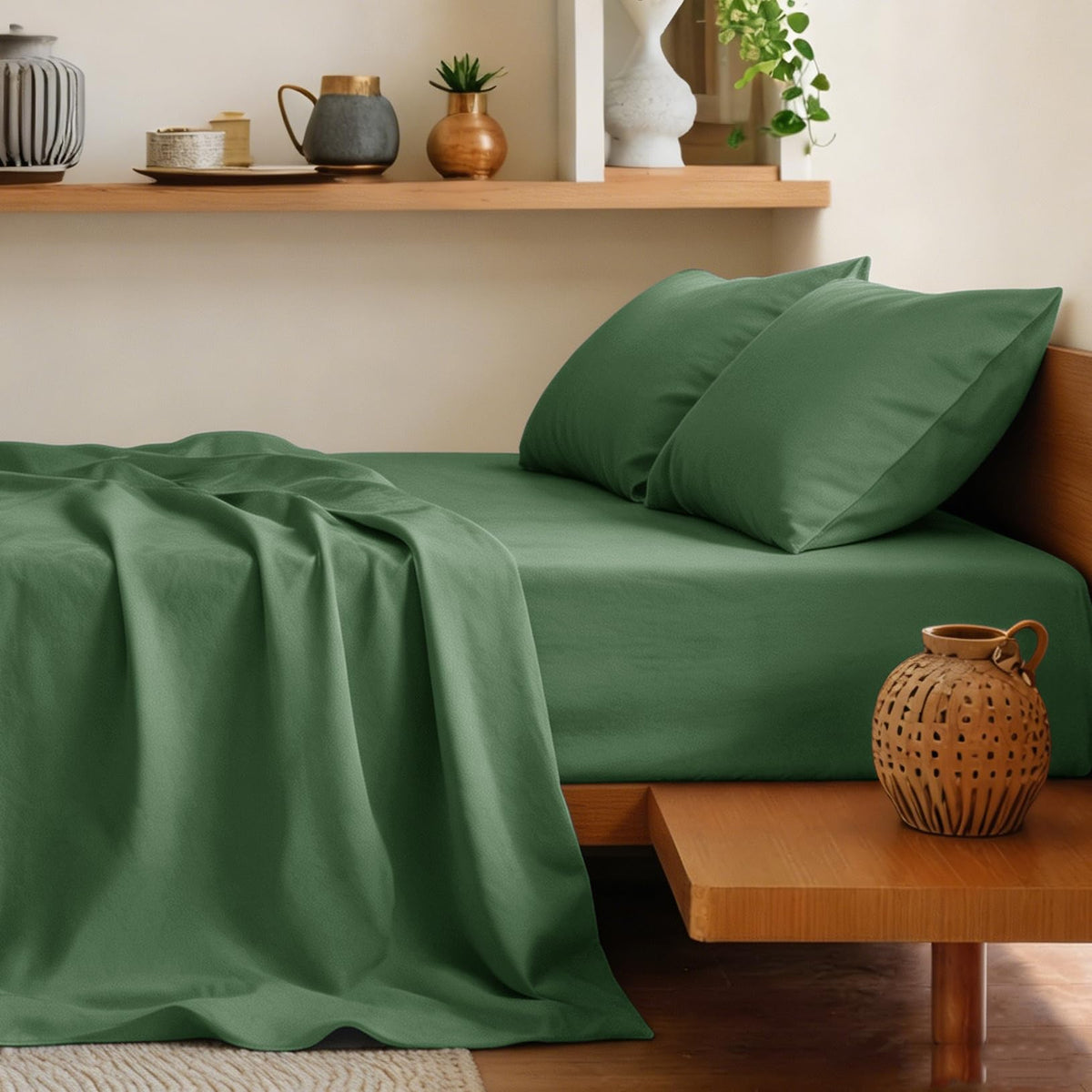 SONORO KATE 100% Egyptian Cotton Sheets King Size,600 Thread Count