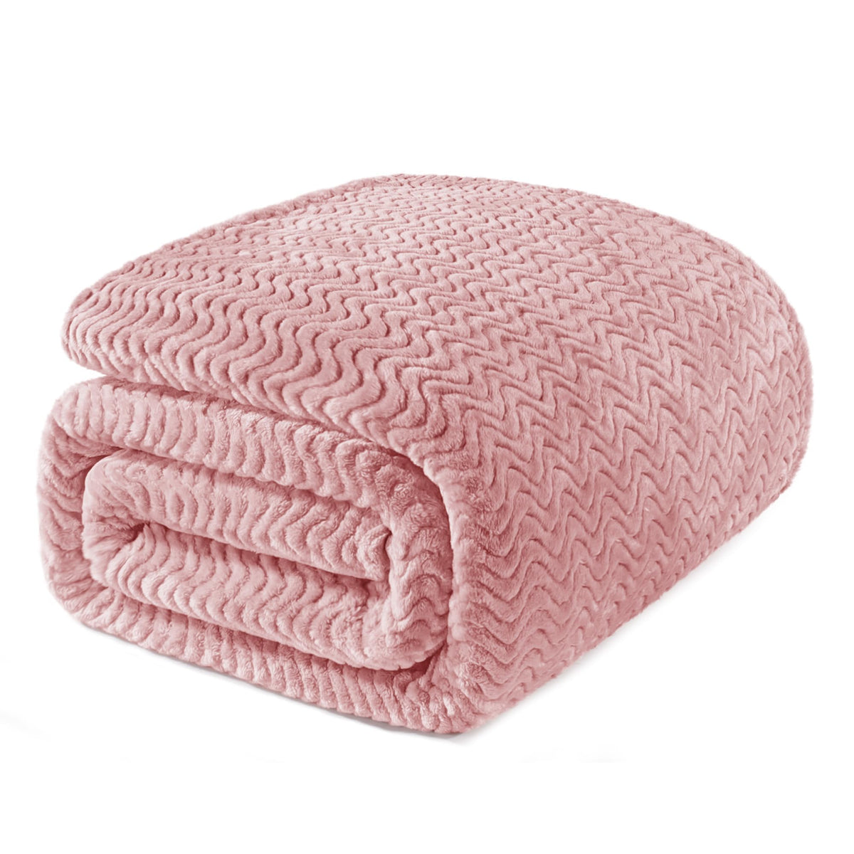 Exclusivo Mezcla Large Fleece Throw Blanket for Couch, Sofa, Celadon