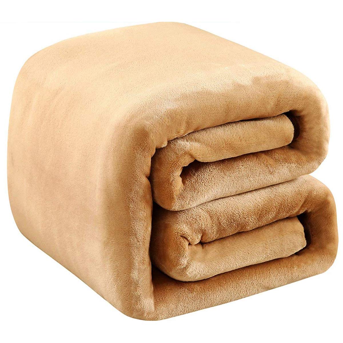 Fleece Blanket Queen Size for All Season 350GSM - Premium Lightweight Anti-Static Throw for Queen/Full Size Bed Extra Soft Brush Fabric Warm Sofa Thermal Blanket 90" x 90"(Dark Gray Queen)