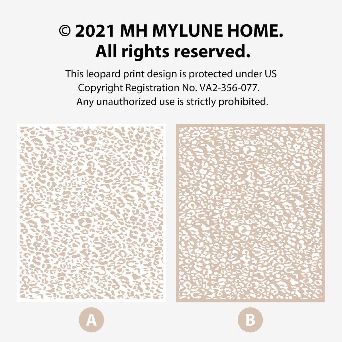 MH MYLUNE HOME Ultra Soft Leopard Throw Blanket Plush, Khaki, 50"x60"