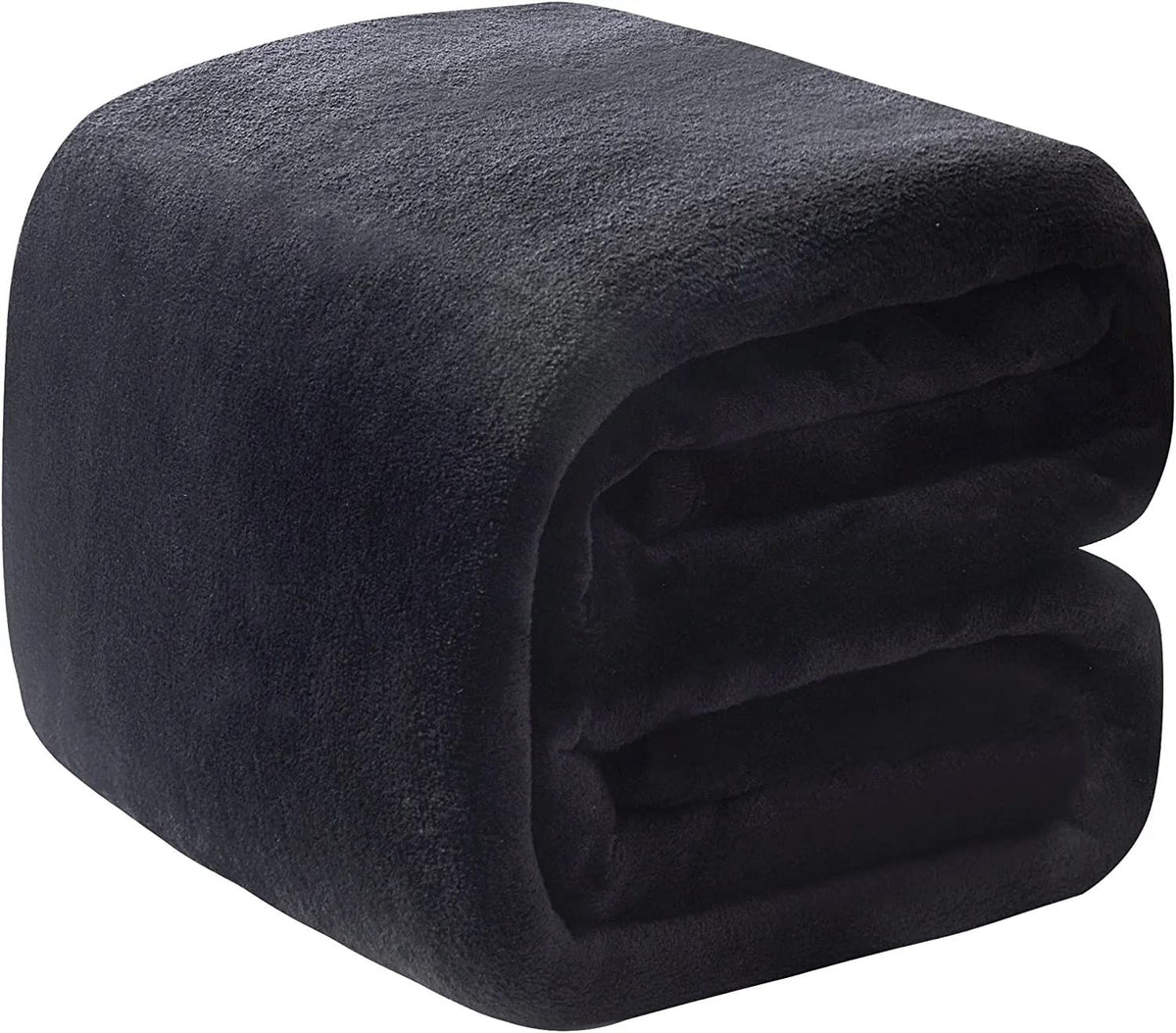 Fleece Blanket Queen Size for All Season 350GSM - Premium Lightweight Anti-Static Throw for Queen/Full Size Bed Extra Soft Brush Fabric Warm Sofa Thermal Blanket 90" x 90"(Dark Gray Queen)