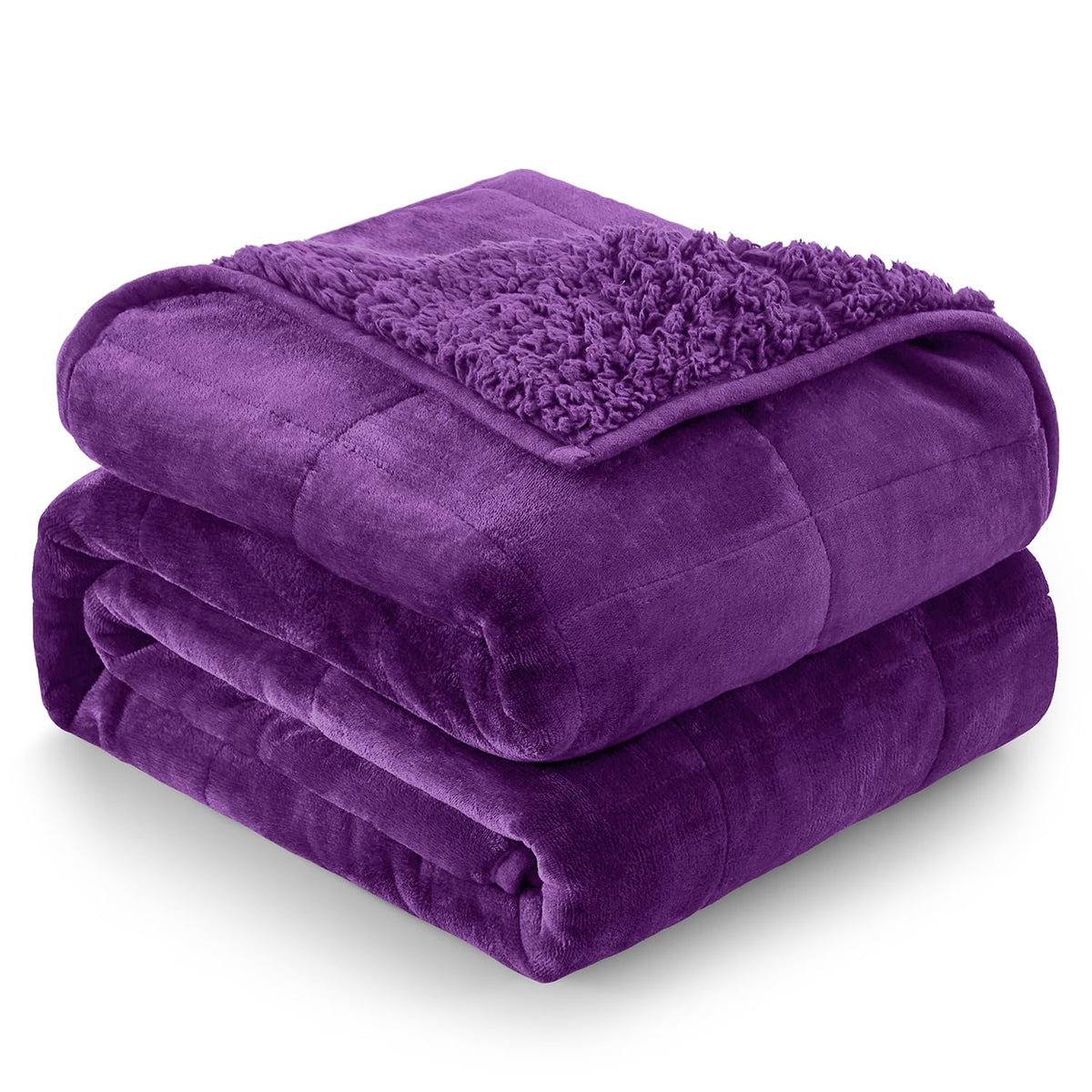 Cottonblue Pink Weighted Blanket Queen Size 15lbs for Adults 60x80in Soft