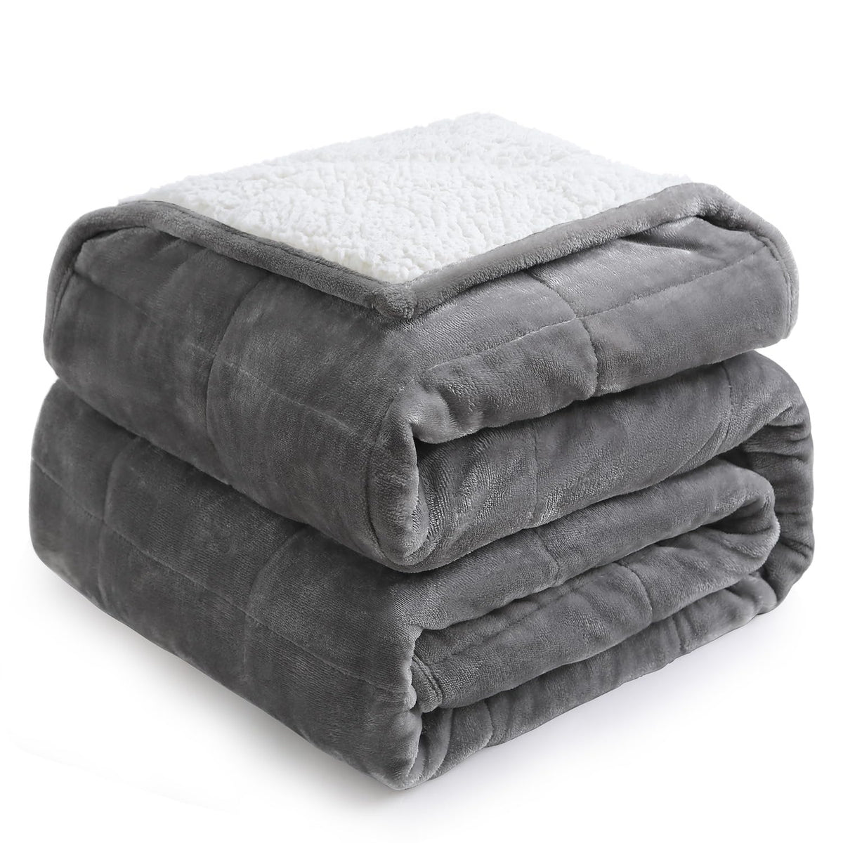 Cottonblue Pink Weighted Blanket Queen Size 15lbs for Adults 60x80in Soft