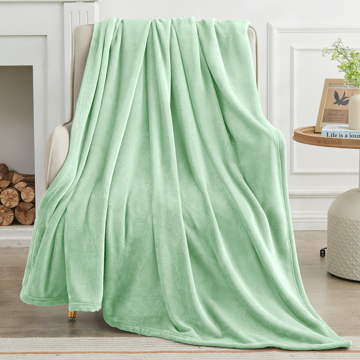 KMUSET Fleece Blanket Throw Size Dark Grey Lightweight Super Soft Cozy Fuzzy Bed Blankets Microfiber Factory Shop