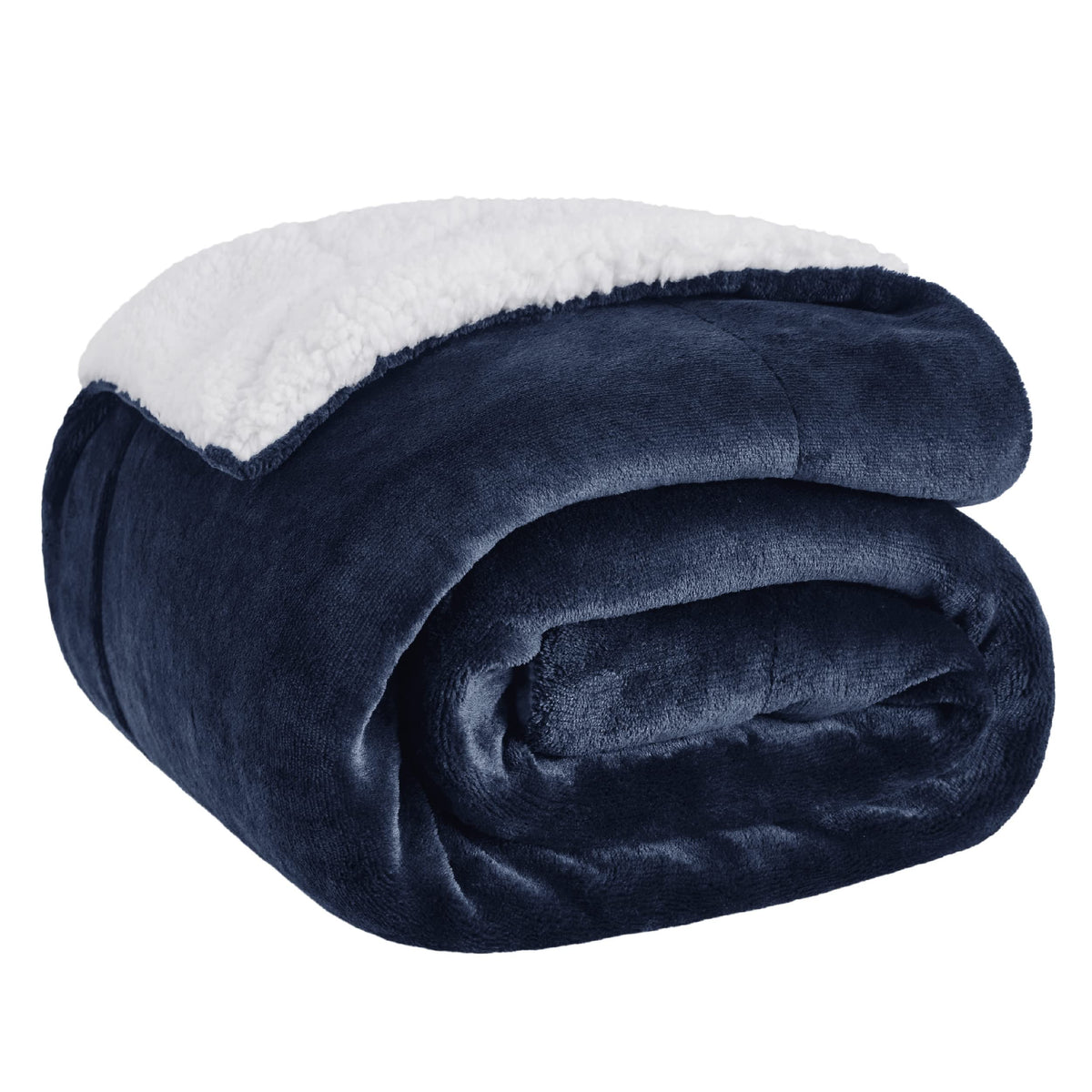 Bedsure GentleSoft Sherpa Fleece Throw Blanket for Couch, Non-Heated, Thick & Warm Cozy Comfort Blanket for Winter Fall, Soft Fuzzy Plush Throw Gifts for Women and Men, Grey, 50x60 Inches