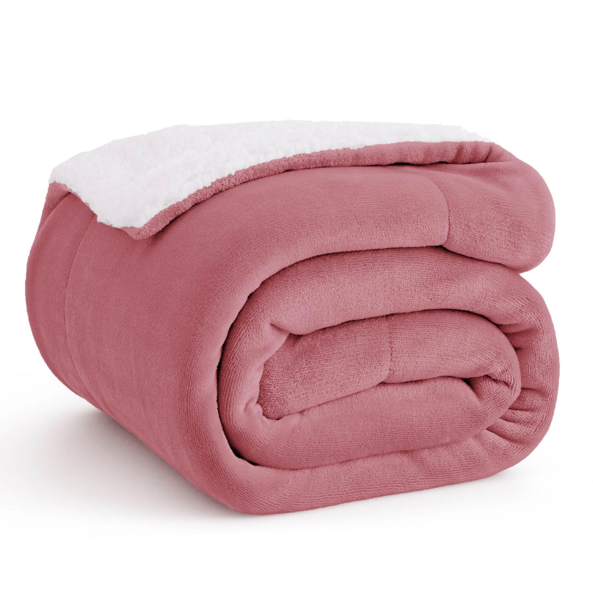 Bedsure GentleSoft Sherpa Fleece Throw Blanket for Couch, Non-Heated, Thick & Warm Cozy Comfort Blanket for Winter Fall, Soft Fuzzy Plush Throw Gifts for Women and Men, Grey, 50x60 Inches