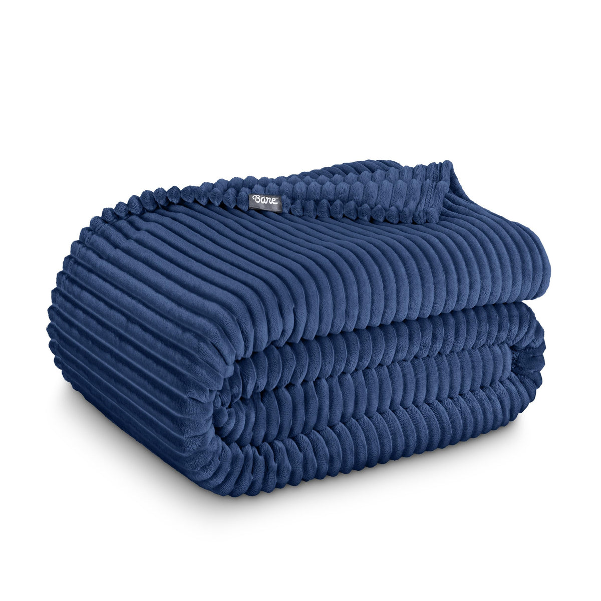 Bare Home Fleece Blanket Luxury Microplush (Full/Queen, Grey)