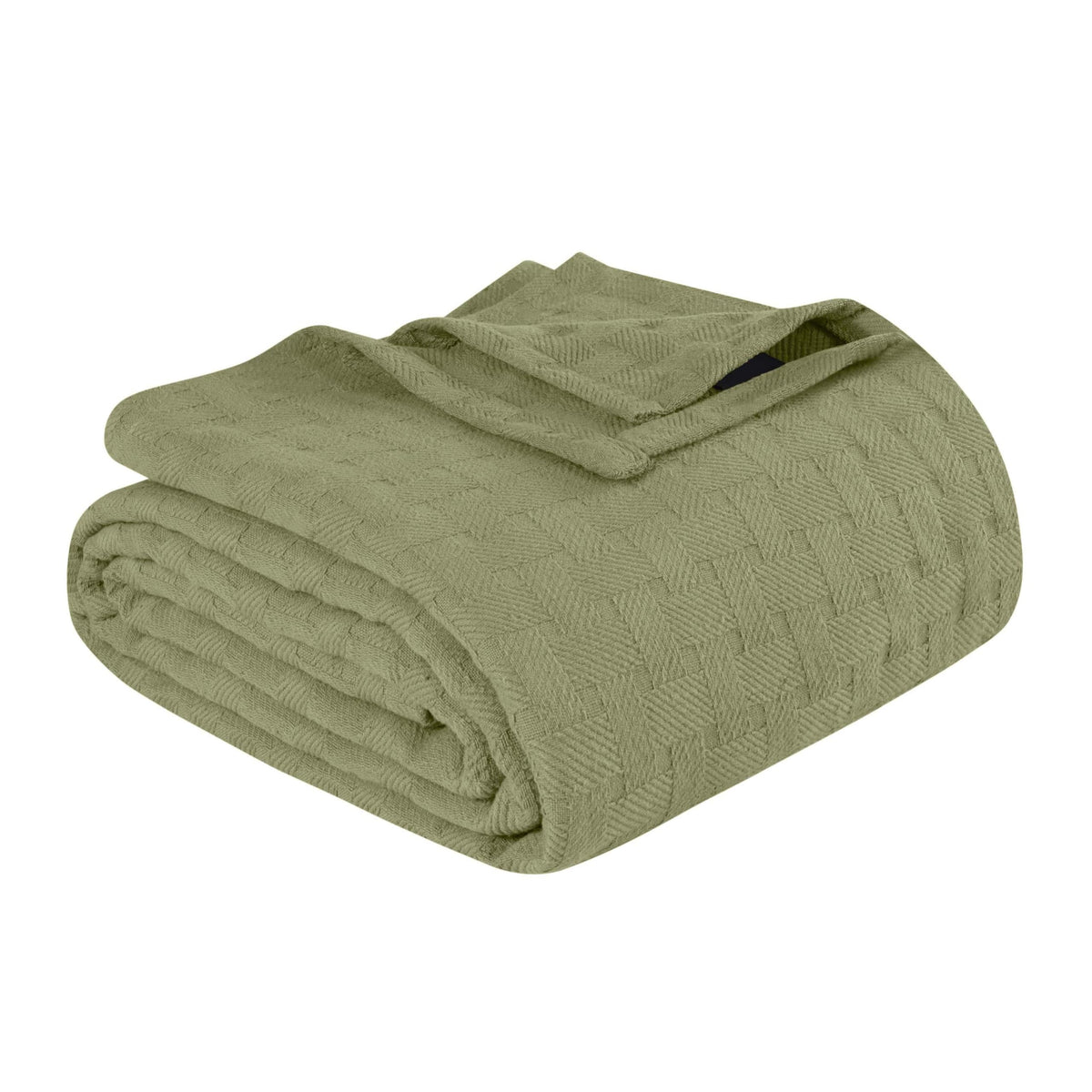 SUPERIOR Cotton Blanket Breathable All Season Comfy Bedding, King, Taupe