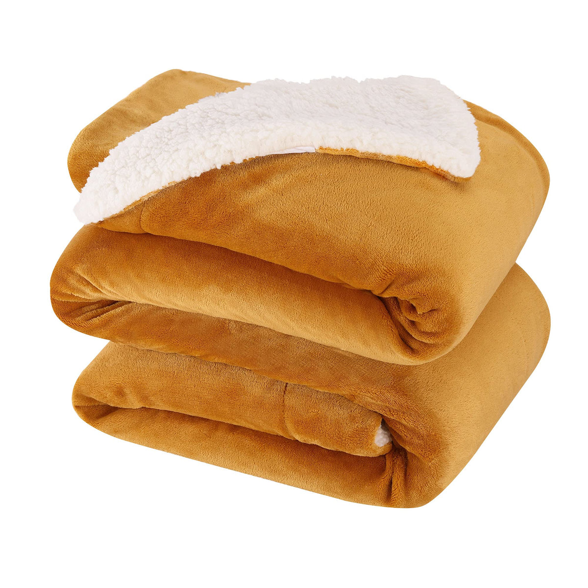 NANPIPER Warm Sherpa Blanket Queen Size for Bed, Soft Fleece for Winter, Fuzzy Plush Throw Gift for Women, Lavender 90x90 Inches
