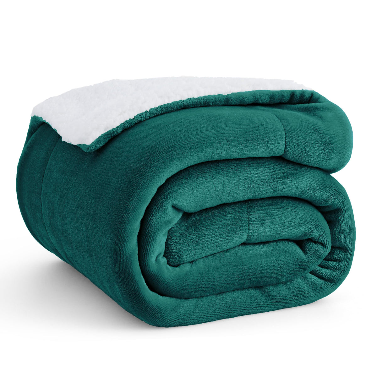 Bedsure GentleSoft Sherpa Fleece Throw Blanket for Couch, Non-Heated, Thick & Warm Cozy Comfort Blanket for Winter Fall, Soft Fuzzy Plush Throw Gifts for Women and Men, Grey, 50x60 Inches