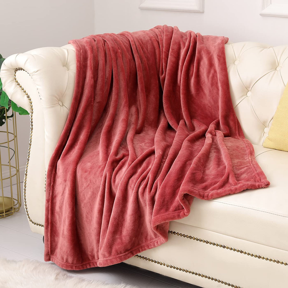 KMUSET Fleece Blanket Throw Size Dark Grey Lightweight Super Soft Cozy Fuzzy Bed Blankets Microfiber Factory Shop