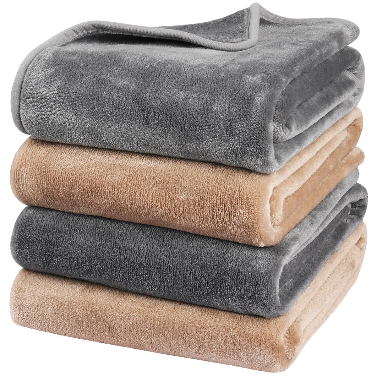 Onarway Dog Blanket Washable for Puppy: 4 Packs Dog Blankets 40”x28”