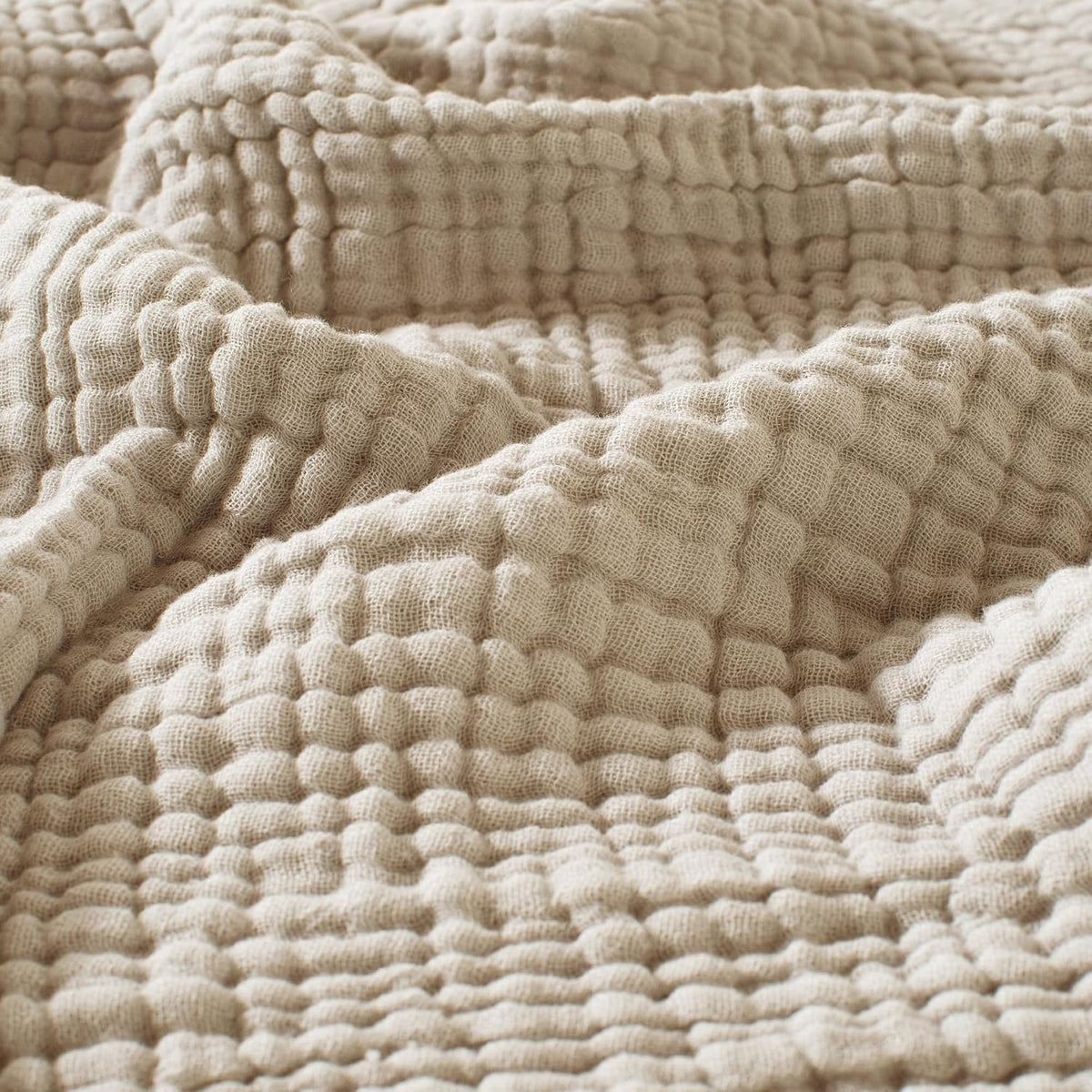 Carriediosa 100% Cotton Muslin Throw Blanket 108x 90 Summer Gauze for Adult