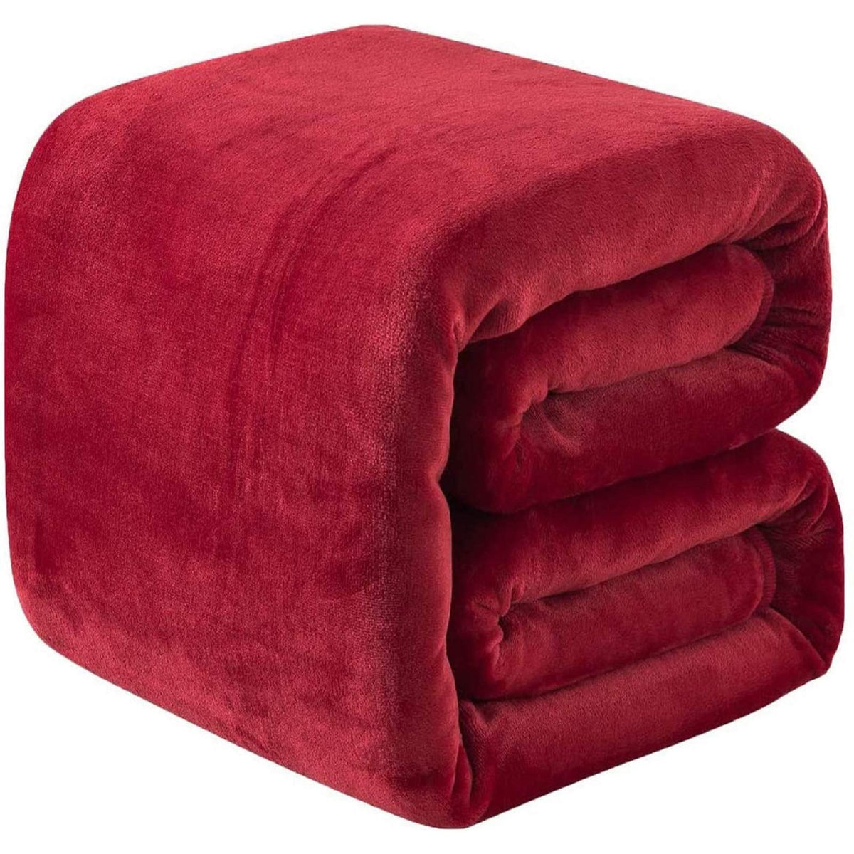 Fleece Blanket Queen Size for All Season 350GSM - Premium Lightweight Anti-Static Throw for Queen/Full Size Bed Extra Soft Brush Fabric Warm Sofa Thermal Blanket 90" x 90"(Dark Gray Queen)