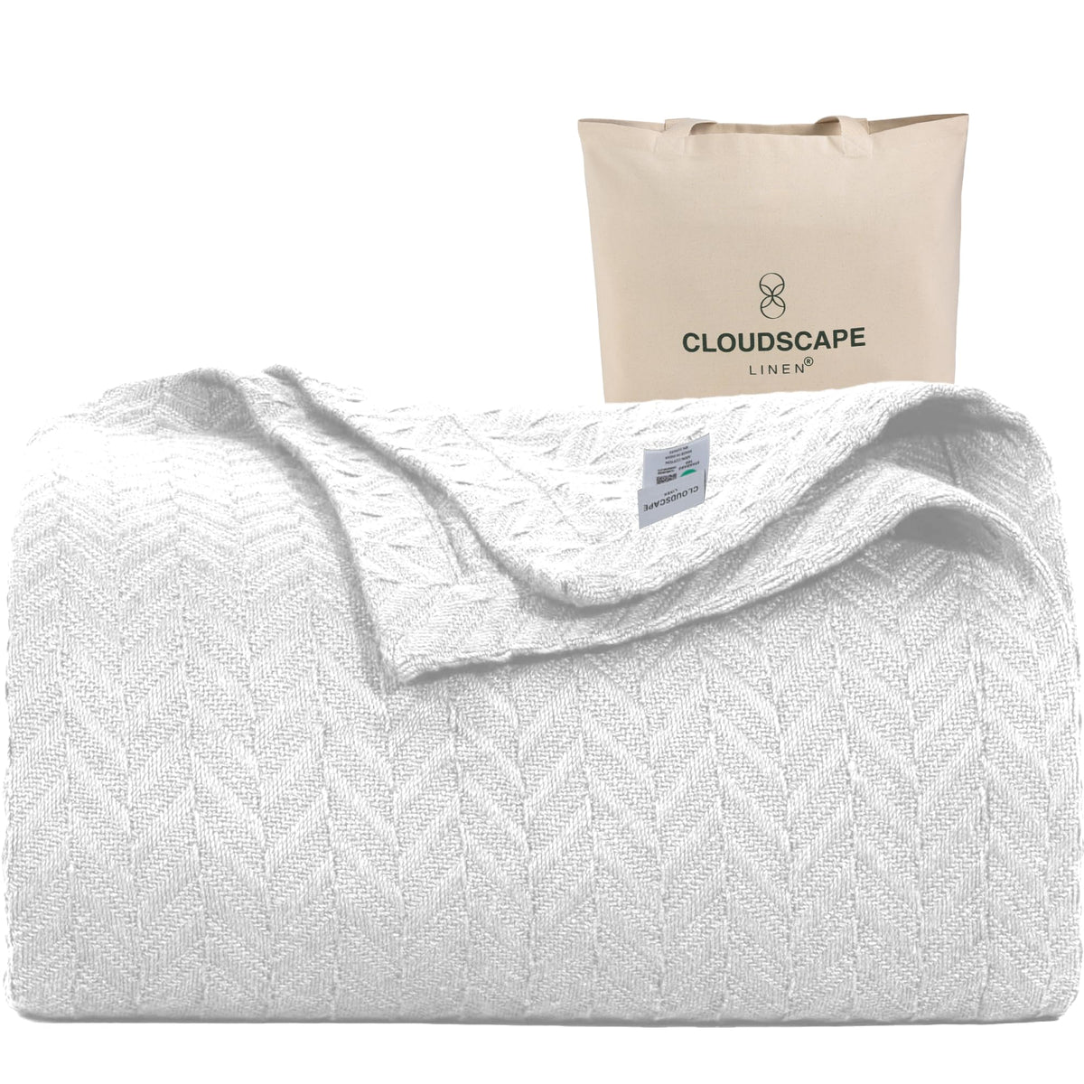 CSL Cotton Blanket King, Cooling Summer Blanket, Durable,108"x92",Dark Grey