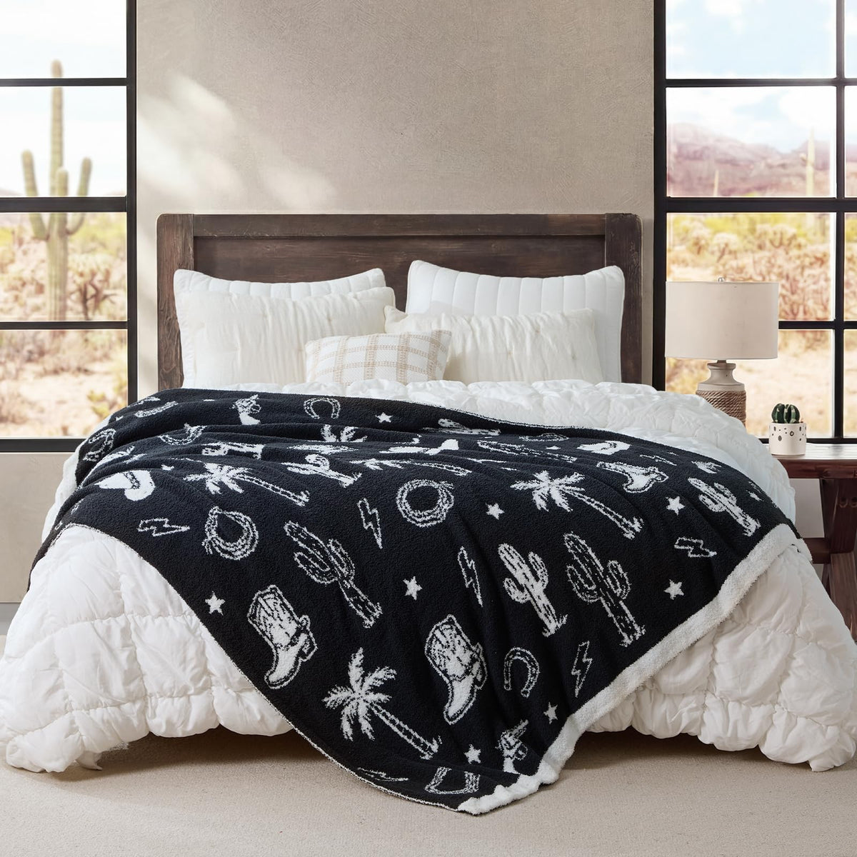 Snuggle Sac Leopard Throw Blanket for Couch Bed Sofa 50x60 inches, Reversible Beige Leopard Blanket Ultra Soft Cozy Blankets for Women Mothers Birthday Gifts