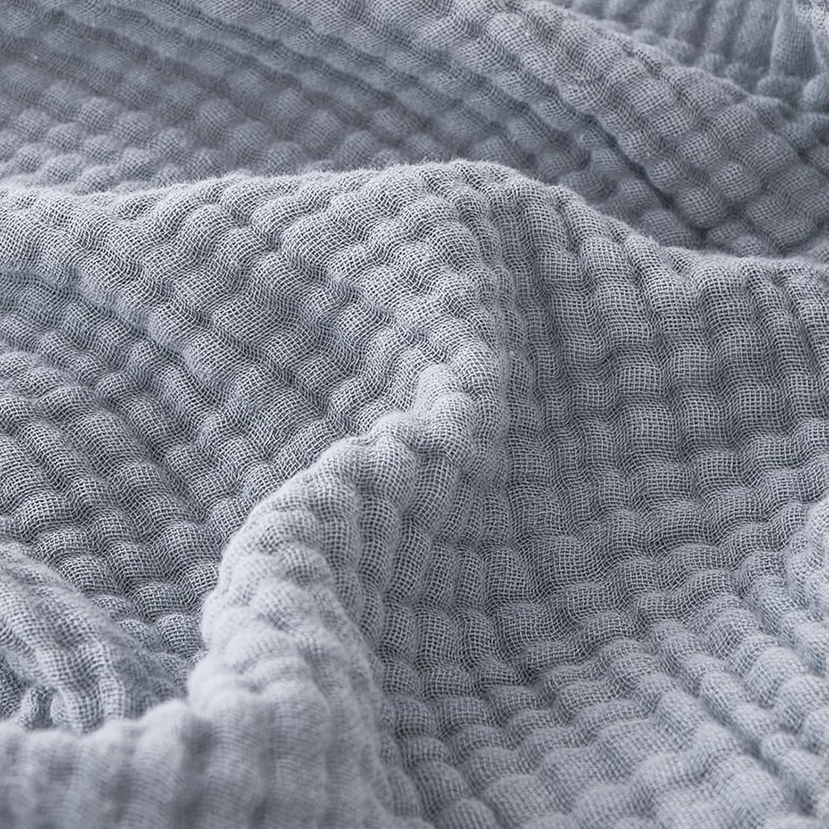 EMME Cotton Blanket King Size for Bed Soft Muslin Blankets 108"x90" Beige Lightweight Breathable Layering Bedspread Coverlet All Season Gauze