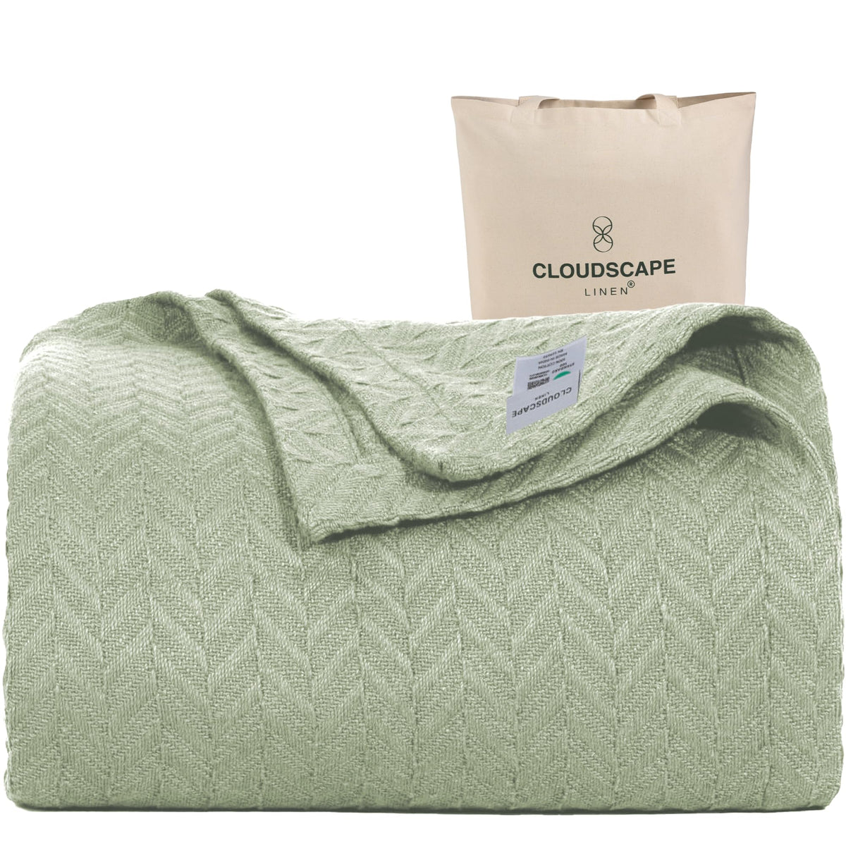 CSL Cotton Blanket King, Cooling Summer Blanket, Durable,108"x92",Dark Grey