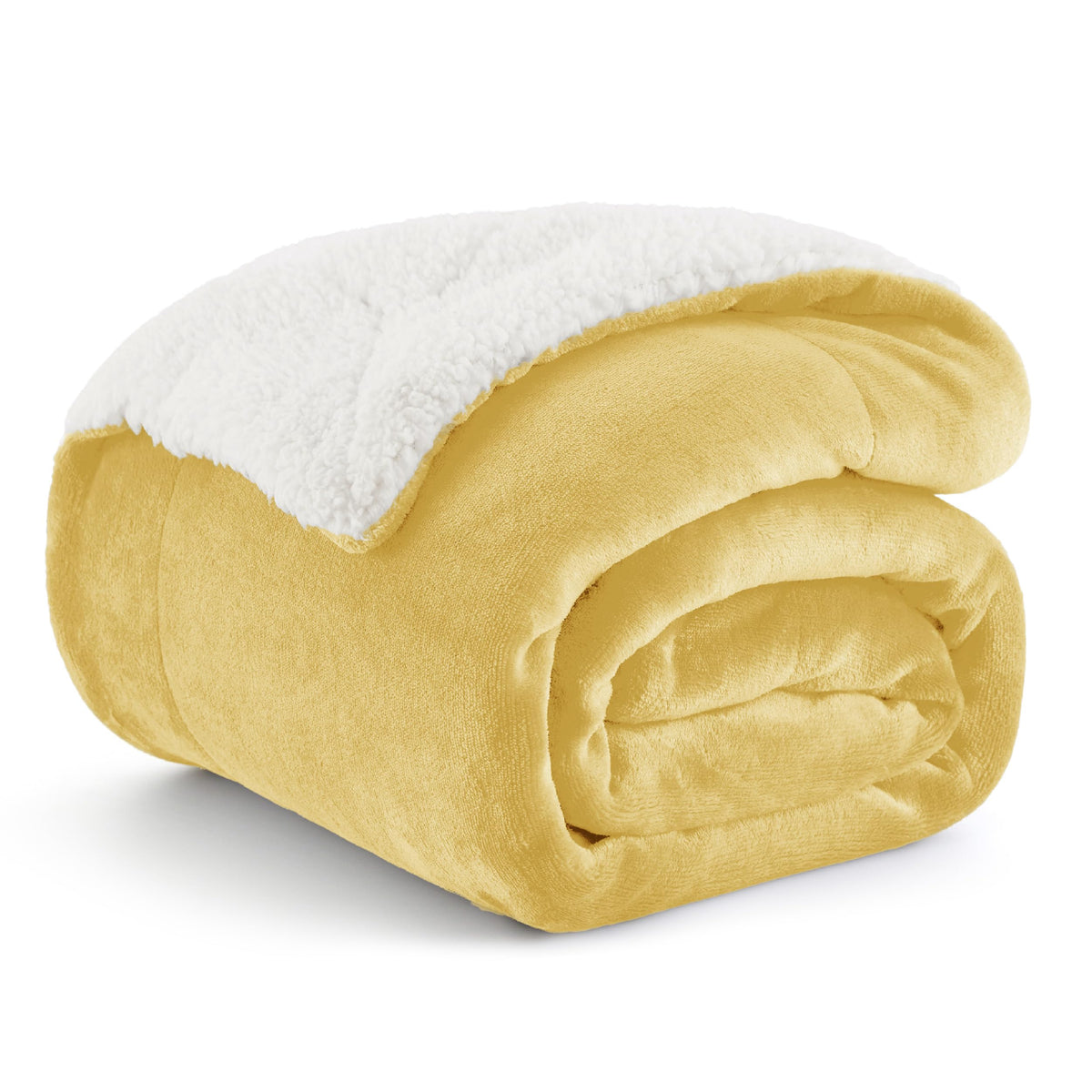 Bedsure GentleSoft Sherpa Fleece Throw Blanket for Couch, Non-Heated, Thick & Warm Cozy Comfort Blanket for Winter Fall, Soft Fuzzy Plush Throw Gifts for Women and Men, Grey, 50x60 Inches