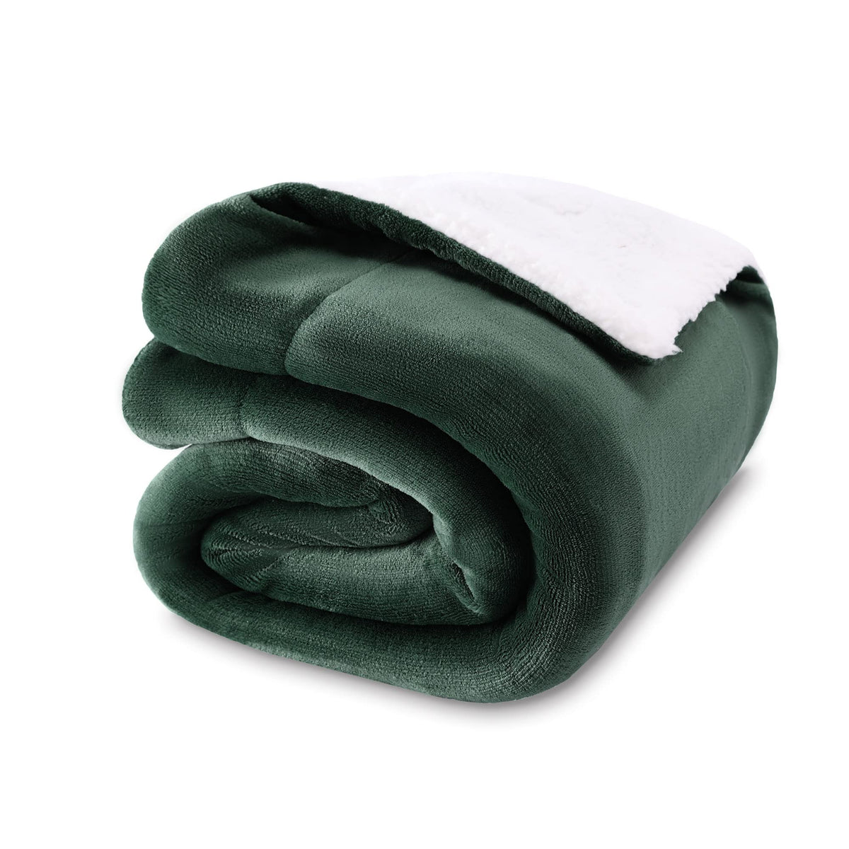NANPIPER Warm Sherpa Blanket Queen Size for Bed, Soft Fleece for Winter, Fuzzy Plush Throw Gift for Women, Lavender 90x90 Inches