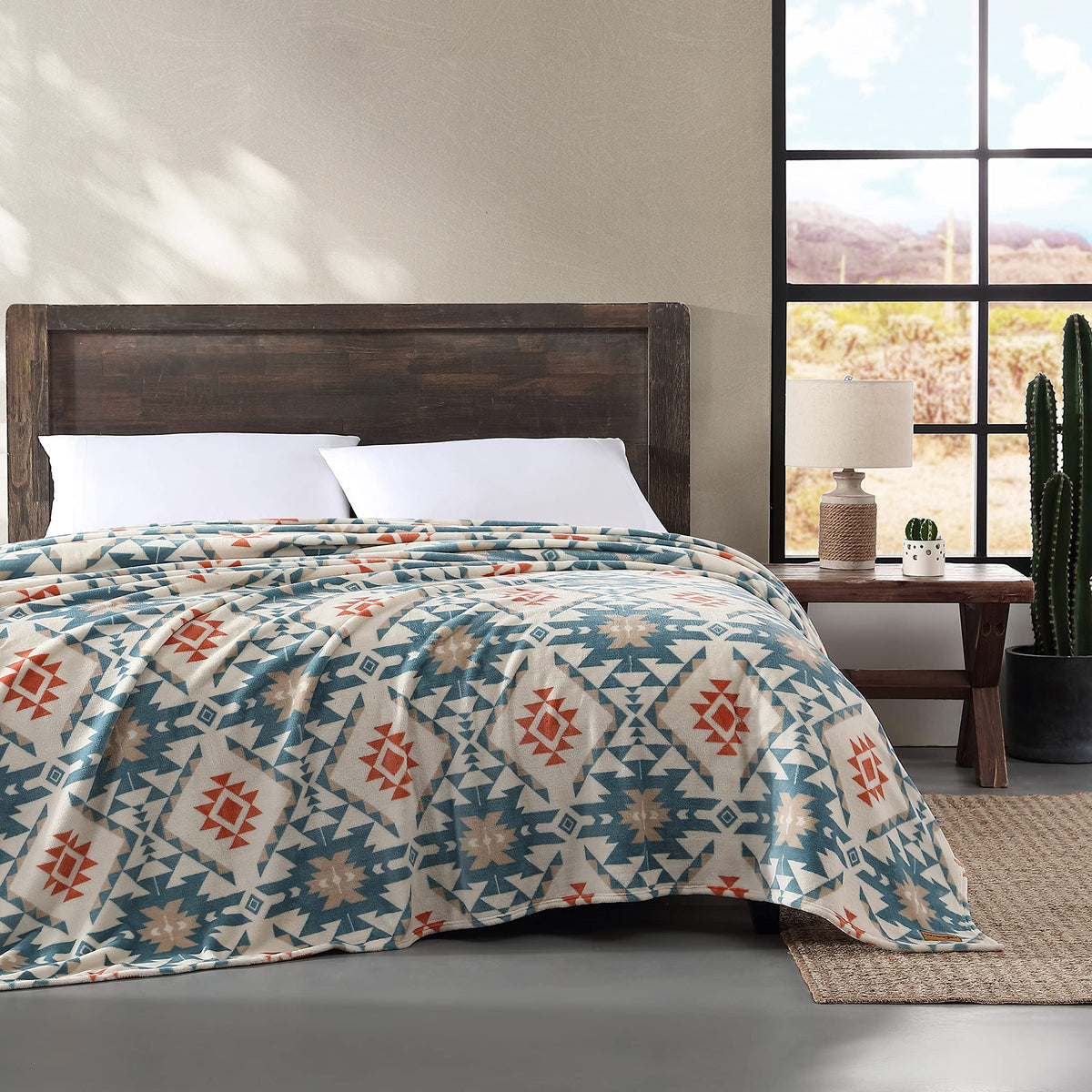 Wrangler - Ultra-Soft Plush Queen Size Blanket for Bed or Couch