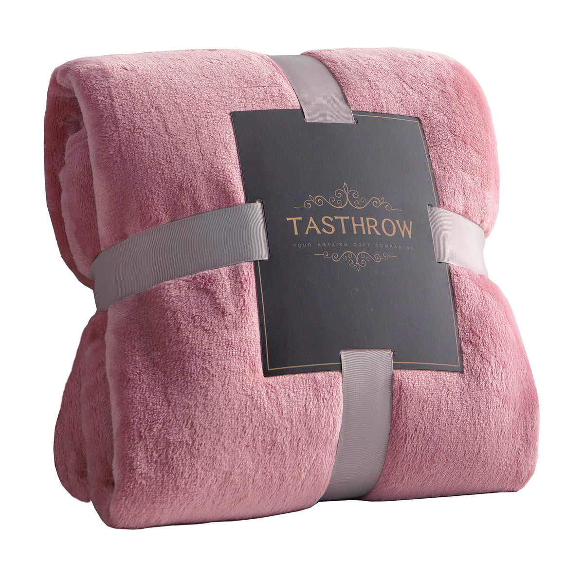 TASTHROW Large Flannel Fleece Throw Blanket, 50×70 Inch