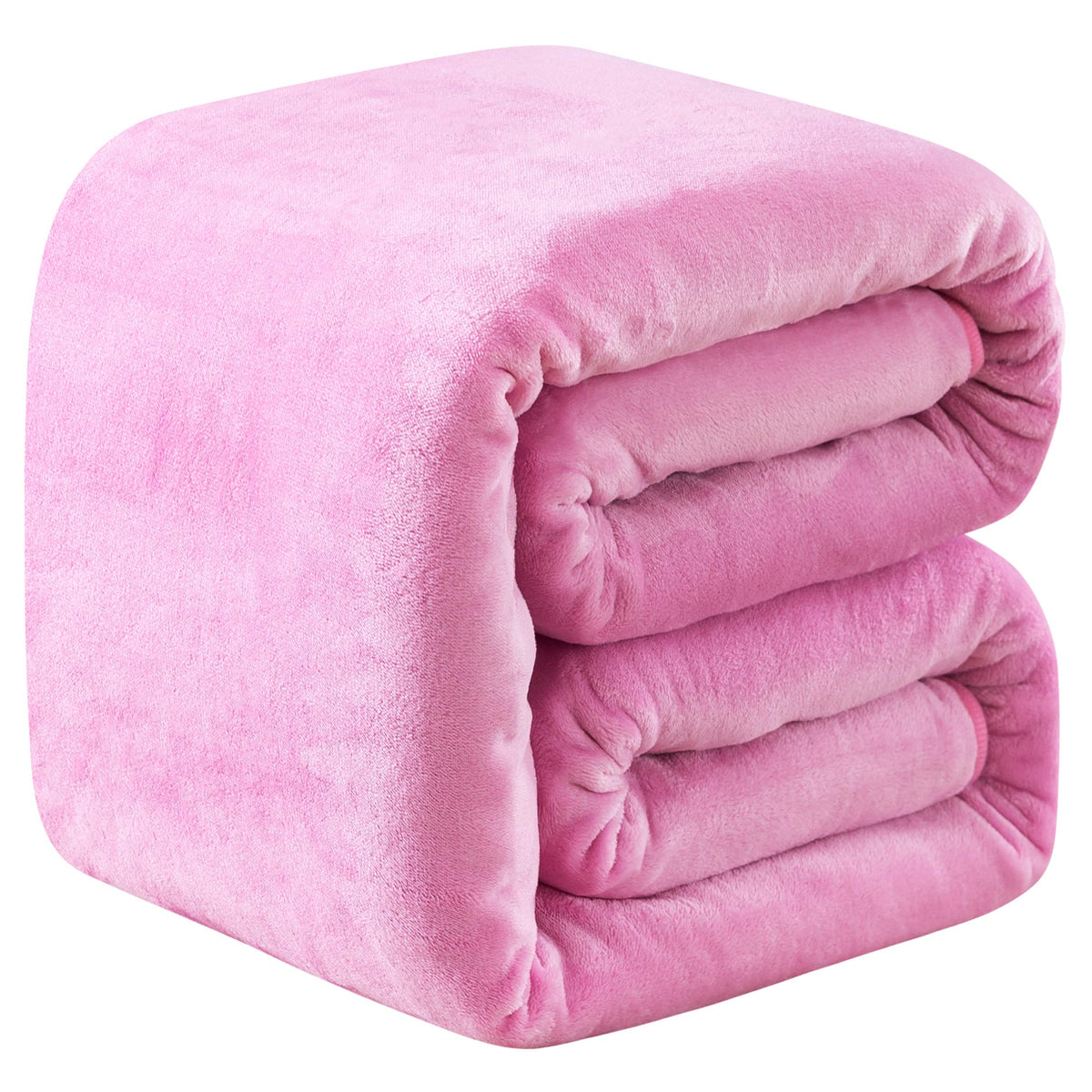 Fleece Blanket Queen Size for All Season 350GSM - Premium Lightweight Anti-Static Throw for Queen/Full Size Bed Extra Soft Brush Fabric Warm Sofa Thermal Blanket 90" x 90"(Dark Gray Queen)