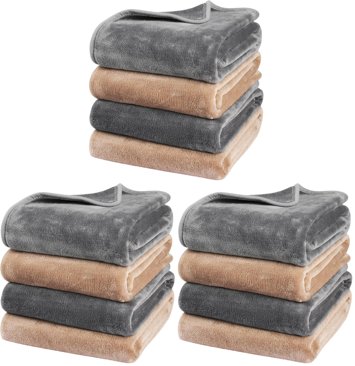 Onarway Dog Blanket Washable for Puppy: 4 Packs Dog Blankets 40”x28”